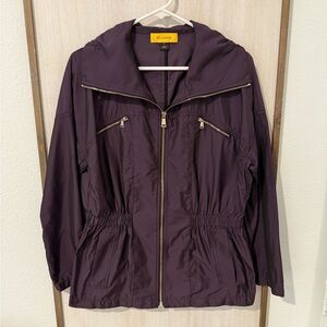 St. John Deep Purple Utility Jacket